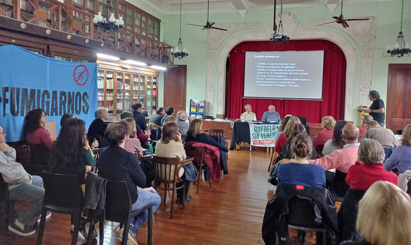 Rafaela: organizaciones y vecinos presentaron acción judicial contra ordenanza de agroquímicos