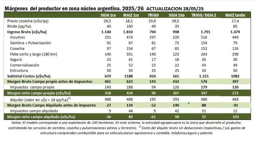 Entre excesos hídricos y márgenes ajustados, el trigo se empantana en el inicio de la campaña 5 margenes 0