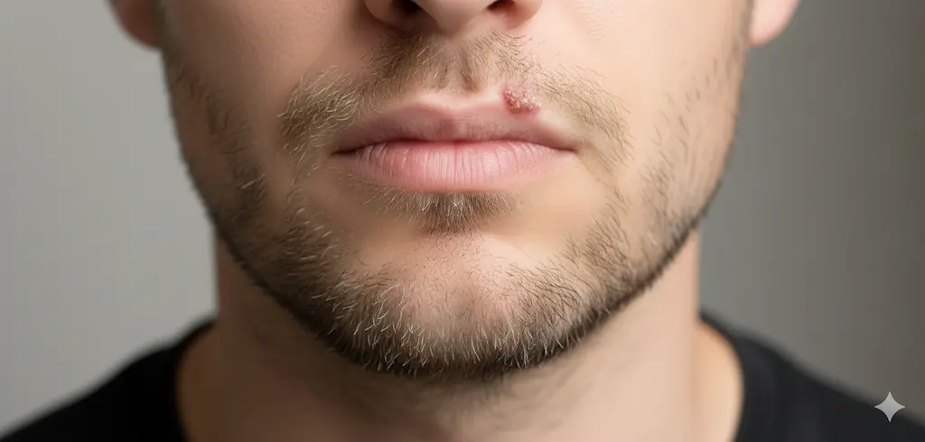 Herpes labial virus vhs