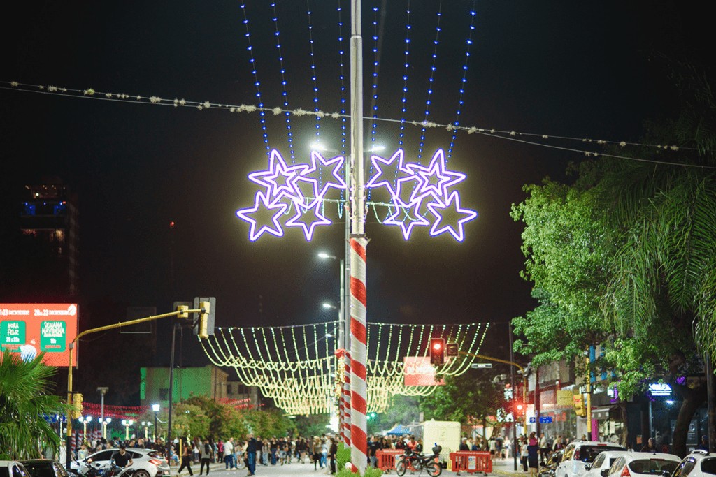 Papá Noel recorrerá la avenida San Martín con una deslumbrante carroza