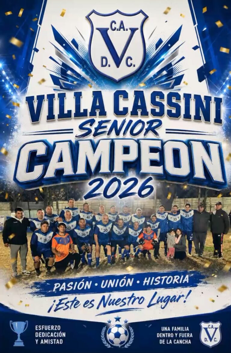 Villa Cassini se coronó campeón del torneo senior de la Liga Sanlorencina